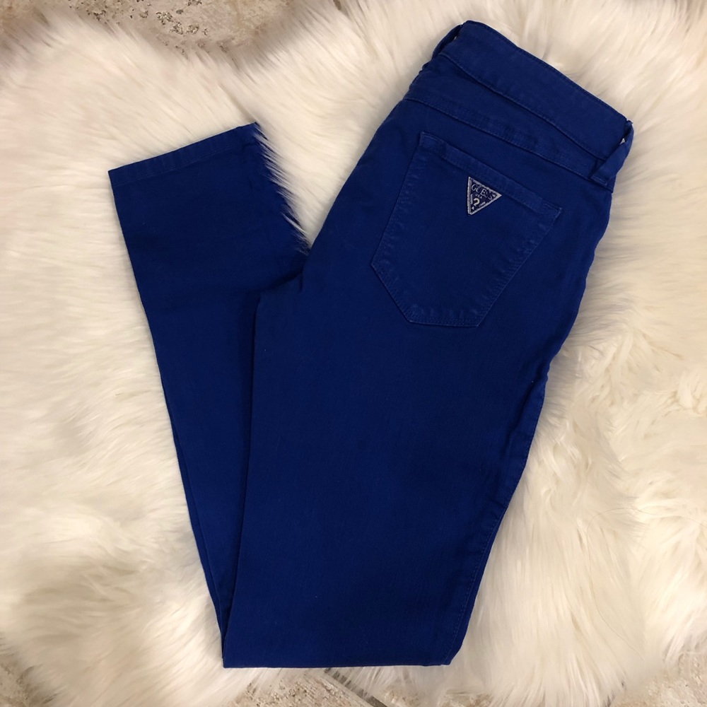GUESS Brittney Blue Denim Skinny Jeans